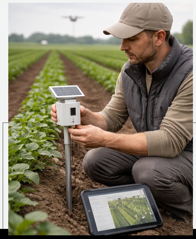 IoT мониторинг сельскохозяйственных полей и контроля в Славгороде